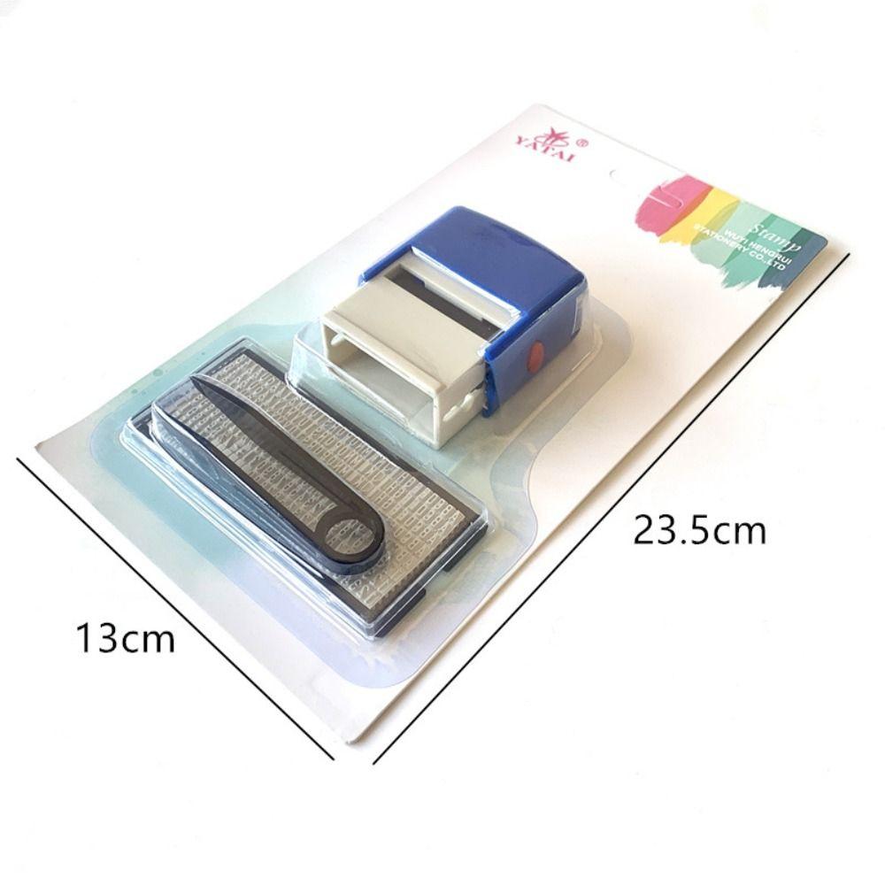 Business Address Custom Personalized Stamp Alphabet Number Rubber Stamp  Handicrafts Printing