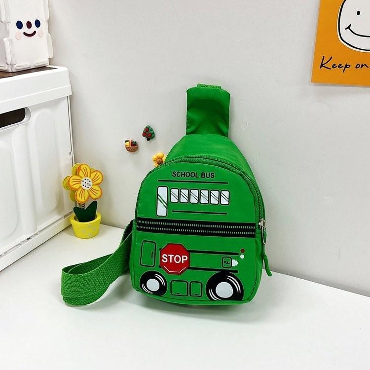 Trendy Car-themed Chest Bag For Toddlers Cool Nylon Crossbody Bag For Boys And Girls