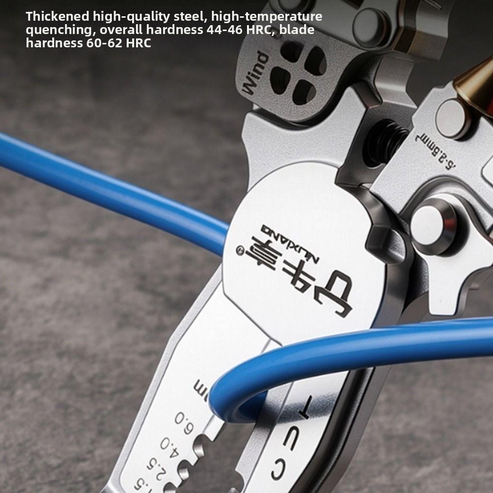 Rechargeable Tester Pliers Voltage Detection Cable Stripping Pliers Motorcycle Repair