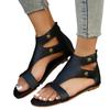 New European and American flat plus size Roman sandals for spring