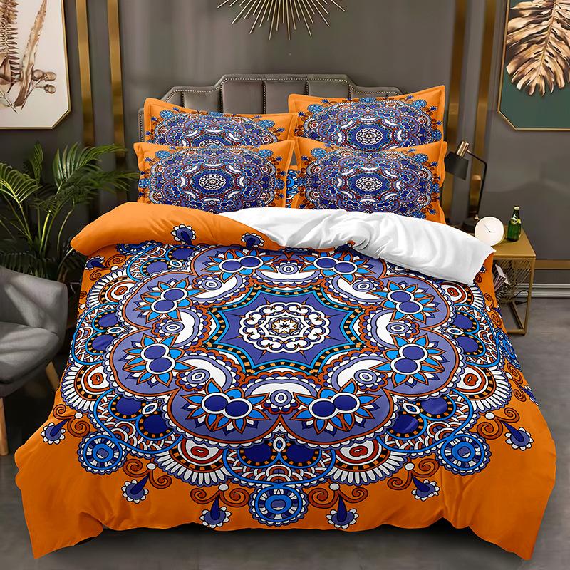 Fashion Technology Printing, 3D Digital Printing, Bedding, Duvet Covers, Pillowcases, Three-piece Sets
