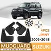 Mud Flaps For Jimny Suzuki 2005- Splash Guards Fender MudFlaps Front Rear Mudguards Car