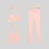 LULU Original Three-Piece Yoga Set: Beautiful Back Y/U-Shaped Vest & Quick-Dry, Breathable Nine-Point Pants for Women