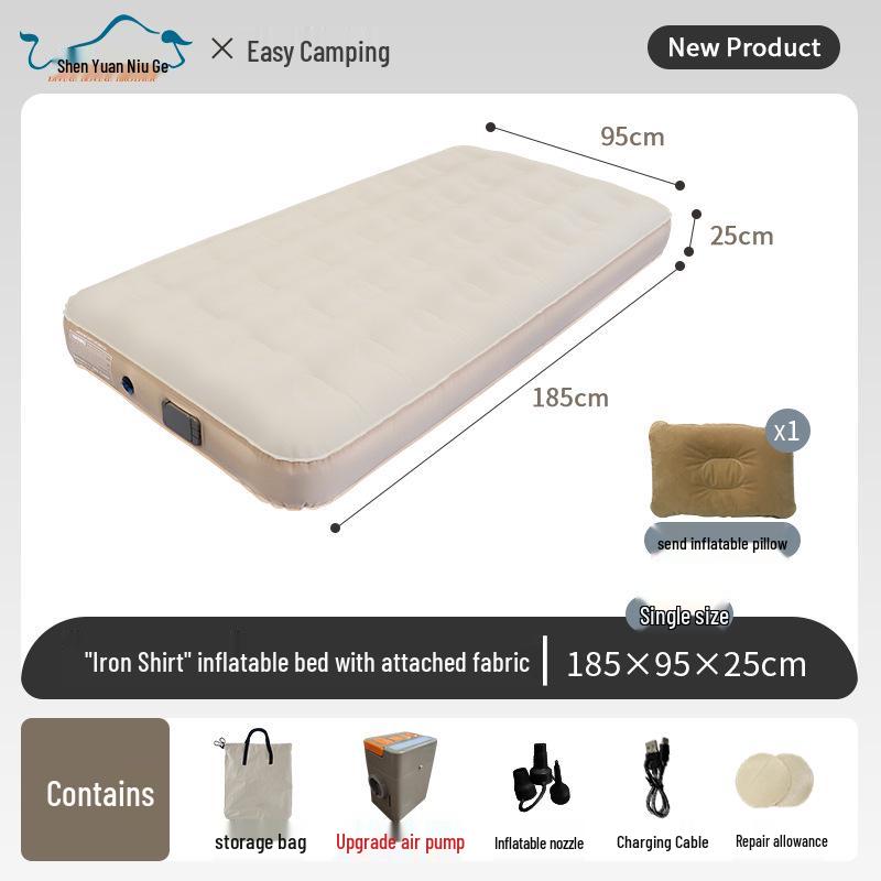 Full Automatic Inflatable Camping Mattress - Thickened Outdoor Air Cushion Tent Mat