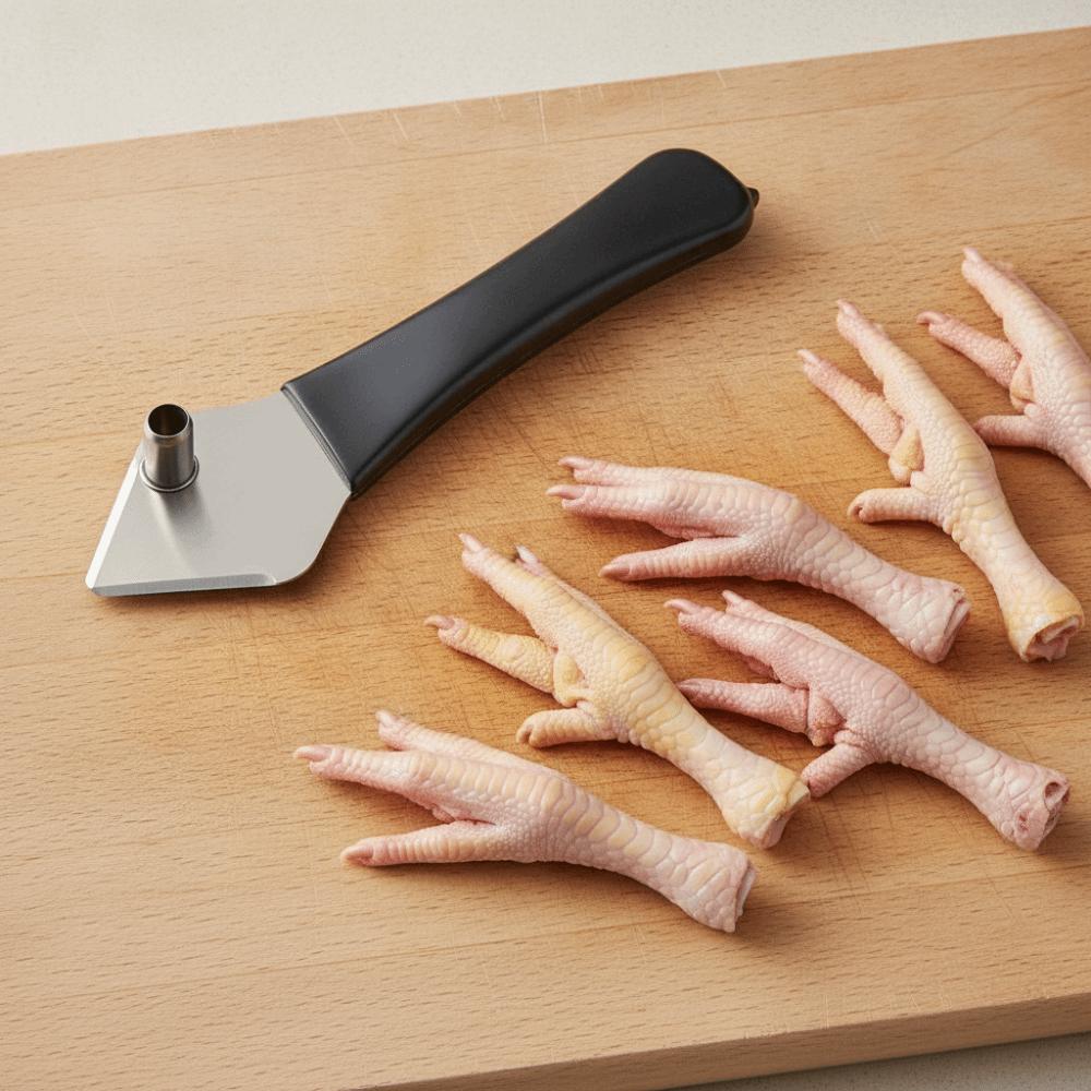 Efficient Chicken Feet Deboner Non-slip Handle Chicken Claw Bone Removal Tool Supermarket