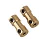 Brass Coupling: Diameter Reduction Adapter for 2/2.3/3/3.17/4/5/6mm Transmission Shafts