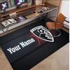 Personalized Crystal Velvet Carpet Bournemouth Football Pattern Non Slip Floor Rug