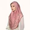 Malaysia Women Print Hijabs Shawl Arab Head Wrap Bonnet Long Scarf Scarves