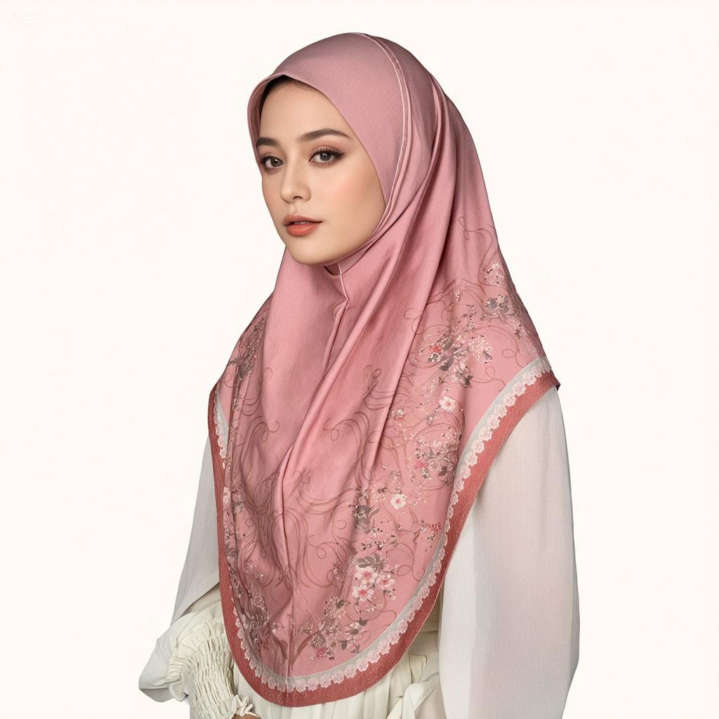 Malaysia Women Print Hijabs Shawl Arab Head Wrap Bonnet Long Scarf Scarves
