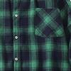 Men's  Casual Fashion Plaid  Printing Loose Lapel Long Sleeve Shirt Tops Blouse