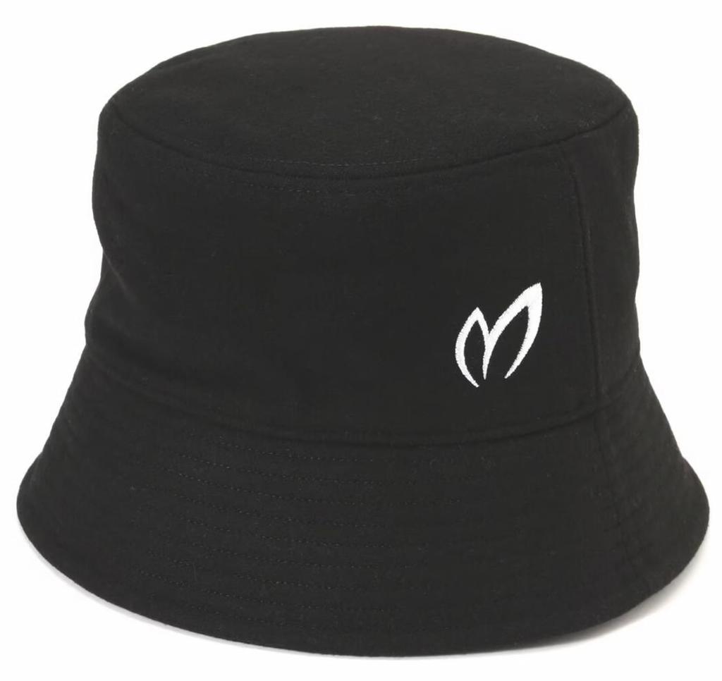 [Master Bunny] Unisex Warm Bucket Hat (Brand Logo)  Golf Hat  758-4287105 010Black FR