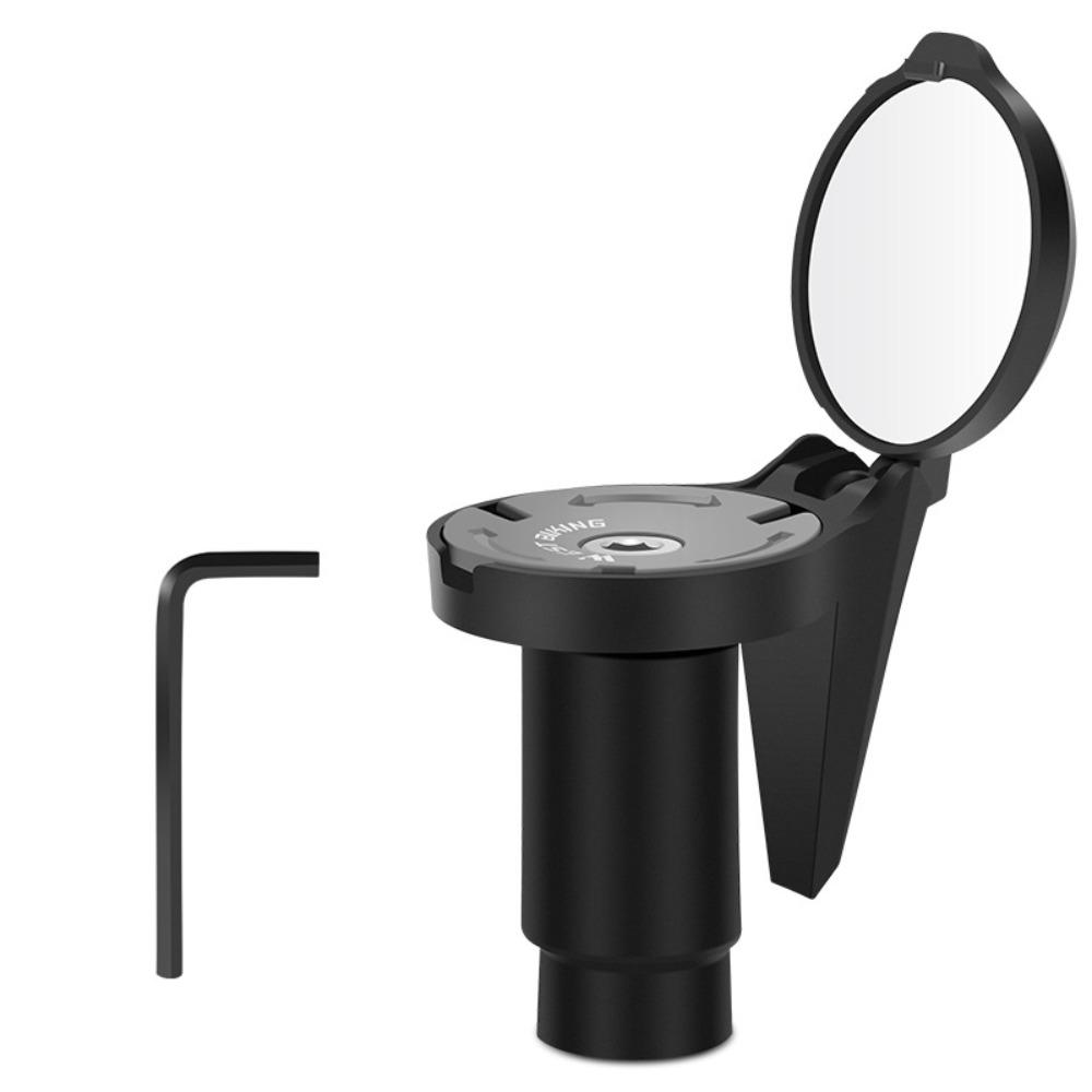 Handlebar Installation Bicycle Rearview Mirror Acrylic Lens Foldable Bicycle Rear View High Definition Adjustable Convex Mirror