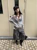 Women's Deep V-Neck Knit Halterneck Sweater - Autumn 2025 Style (ZD8143)