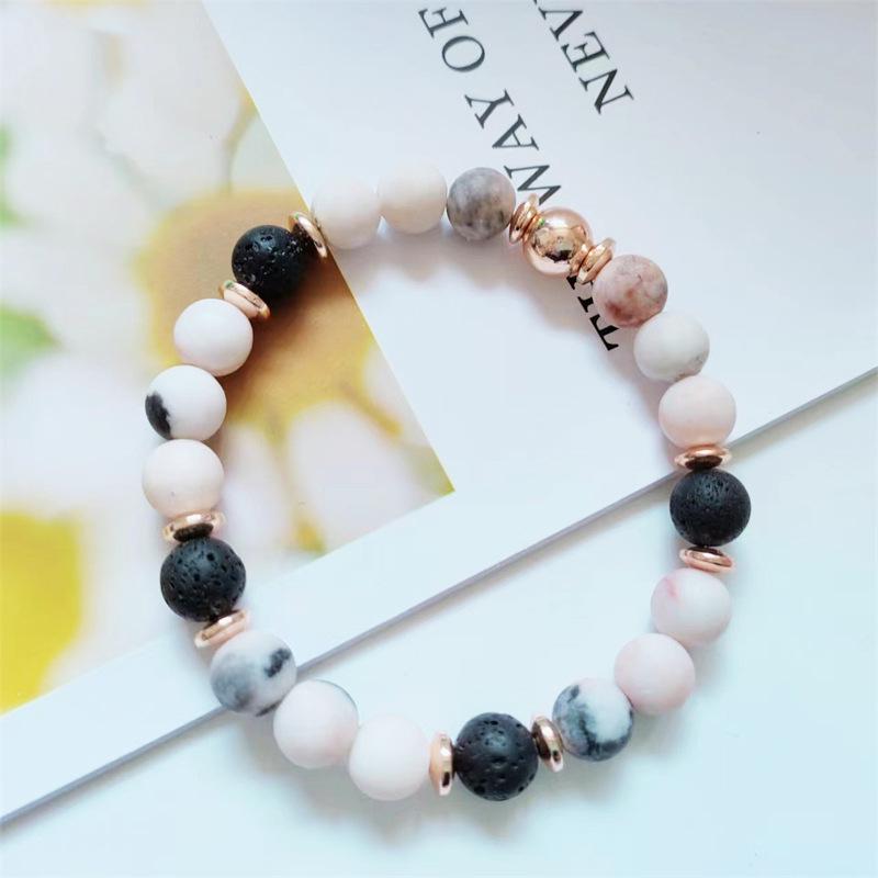 Pink Zebra Crystal Bracelet: Handmade Gift for Birthdays, Mother's Day, Valentine's, Christmas