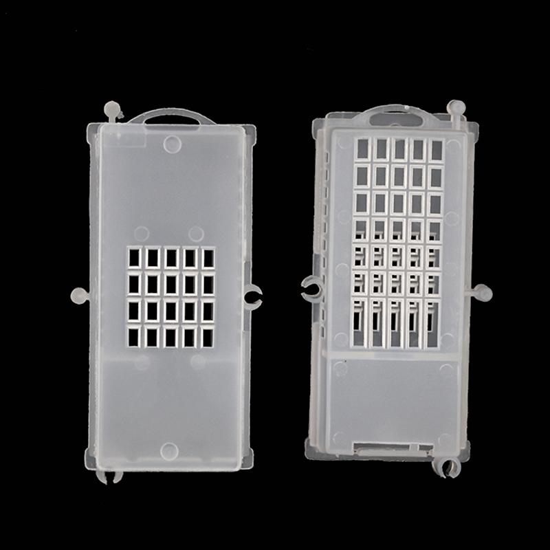 200 Pcs Queen Bee Transport Cages Beekeeping Equipment Queen House Beehive White Transparent Queen Bee Cage