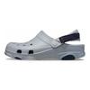 Crocs PU Terlin Non-Slip Breathable Clogs Unisex Footwear Gray 206340-007