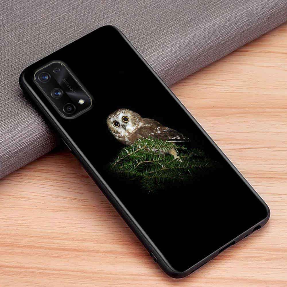 Cute Baby Owl Animal For Realme 10 Case Cover Realme 6 7 8 9 10 11 Pro Plus 8i C20 C21 C21Y C33 C35 C53 C55 Soft Silicone Cases