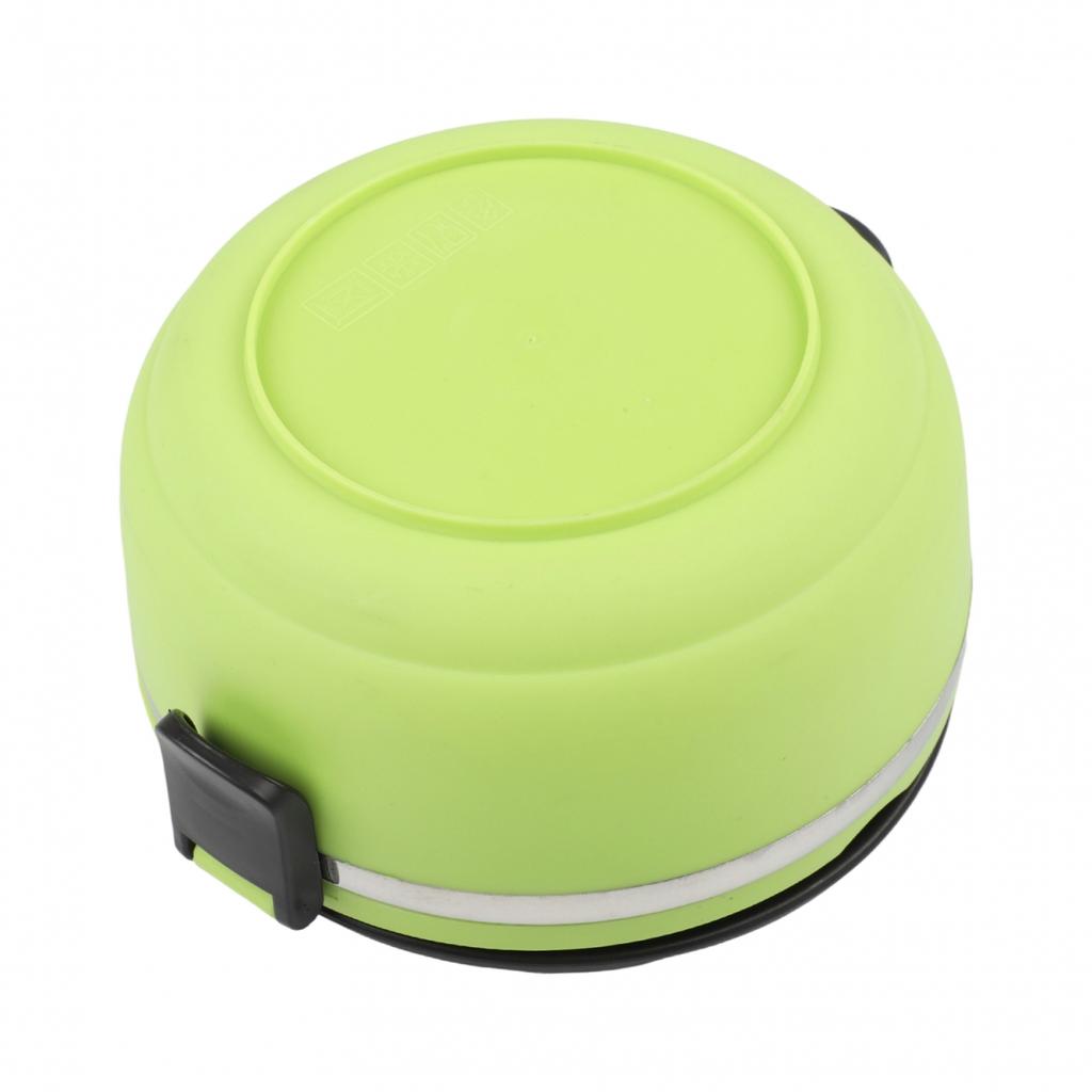 Food Lunch Box Case Protable Travel Office Workers Stainless Steel Round