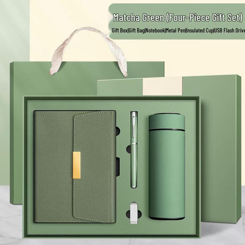 Customizable A5 Notebook Gift Set with Logo Printing - Corporate Business Souvenir