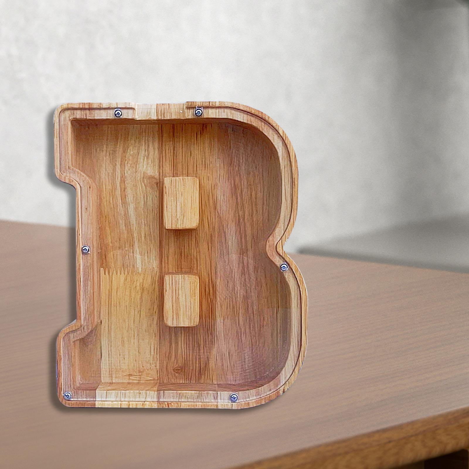 

Копилка-письмо, деревянные детские деньги Letter B