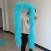 DIY 6PLY Natural Ostrich Feather Boa for Sewing Costume Embroidery 0.5/1/2/3/4M Length Wedding Carnival Dress Decoration Craft