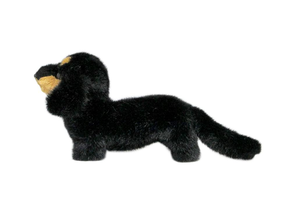 Sanei Boeki Graceful Dog in Dachshund Black Standing Plush 26cm (Made Japan) Small, & Tan, Toy, Long, I-6860