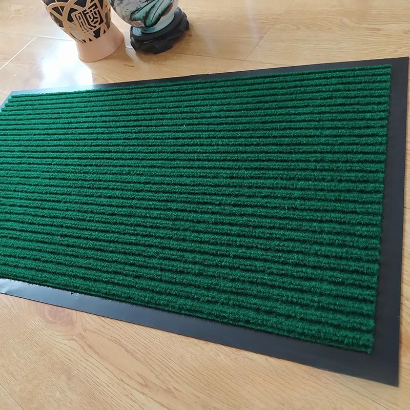 Modern Simple Patterned Corrugated Doormat With Absorbent Fibers For Indoor And Outdoor Use
