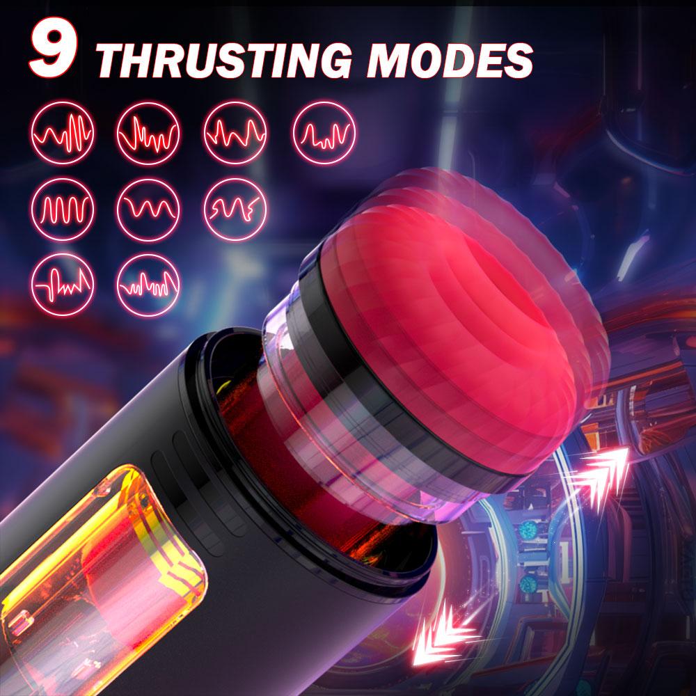 2025 New Male Masturbator Penis Pump Sex Toys for Men Vacuum Pump 7 Thrusting Vibrating Sucking Adult Toys Mens Sex Machines Blowjob Toys