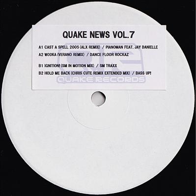 12-Zoll-Schallplatte VARIOUS - Quake News Vol. 7 QRNW7 Erdbebenaufzeichnungen 2004 Japan Dance & Electronica Gebraucht