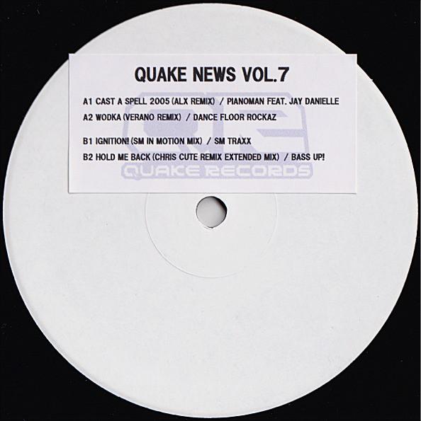 

12-дюймовая запись РАЗНОЕ - Quake News Vol. 7 QRNW7 Записи землетрясений 2004 Япония Танцевальная и электронная музыка Б/у