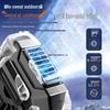 Portable Waist and Neck Fan for Outdoor Cooling - Rechargeable Clip-On Design for Heatstroke Prevention