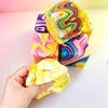 Marble Swirl Slow Rebound Cheese Block Squeeze Toy Soft Stress Relief Fidget Squishy Toy For Adults Anti Anxiety Decompression