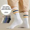 Men's Autumn and Winter Style Cotton Deodorizing Sweat Absorbing Sports Running Socks