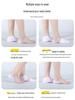 Transparent Silicone Height-Increasing Pads: Non-Slip, Slim Inner Shoe Inserts for Men and Women, Influencer-Style