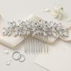 European Rhinestone Bridal Hair Comb - Retro Wedding & Party Headdress Accessory