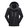 Unisex 3-in-1 Waterproof Down Jacket with Detachable Fleece Liner for Autumn/Winter Mountaineering