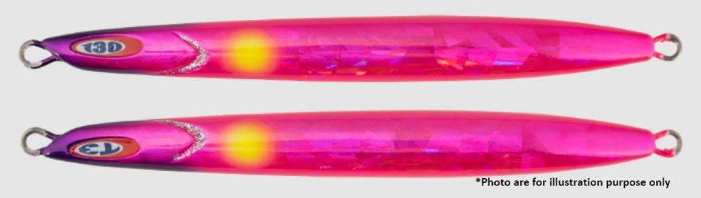 Jackall Metal Jig Anchovy Type 3 Flutter 200 grams Saber Pink (0125)
