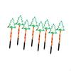 Christmas Tree Solar Landscape Lights Lawn Lamp for Front Porch Pathway 5 Stake