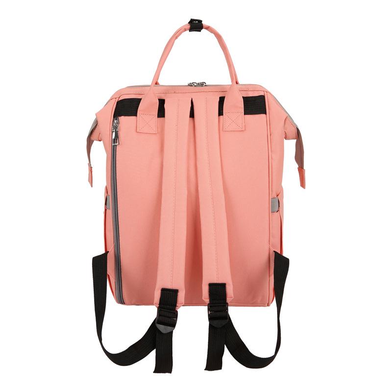 New Multi Functional Large Capacity Portable Milk Bottle Insulated Mother and Baby Bag Simple and Fashionable Backpack Mommy Bag