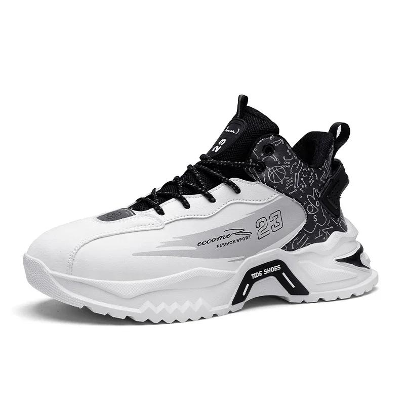 Mode Herr Bekväma Tennis Träning Herrskor Robotformad Sko Nya Casual Skor Herr Sneakers Utomhus Promenadskor