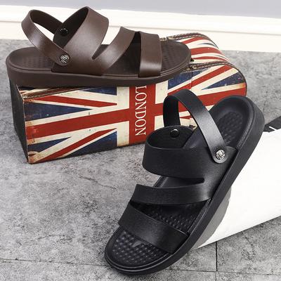 Sandals Men's Summer New Like Plastic Fashion Casual Beach Shoes Outdoor Sports Men's Non-slip Sandals
