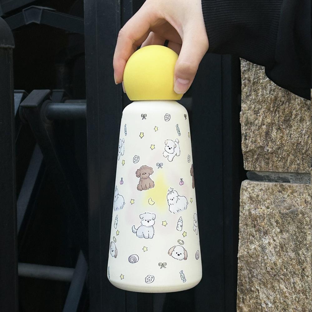 350Ml Stainless Steel 316 Thermos Cup Creative Cute Student Children Portable Outdoor Sports Water Cup