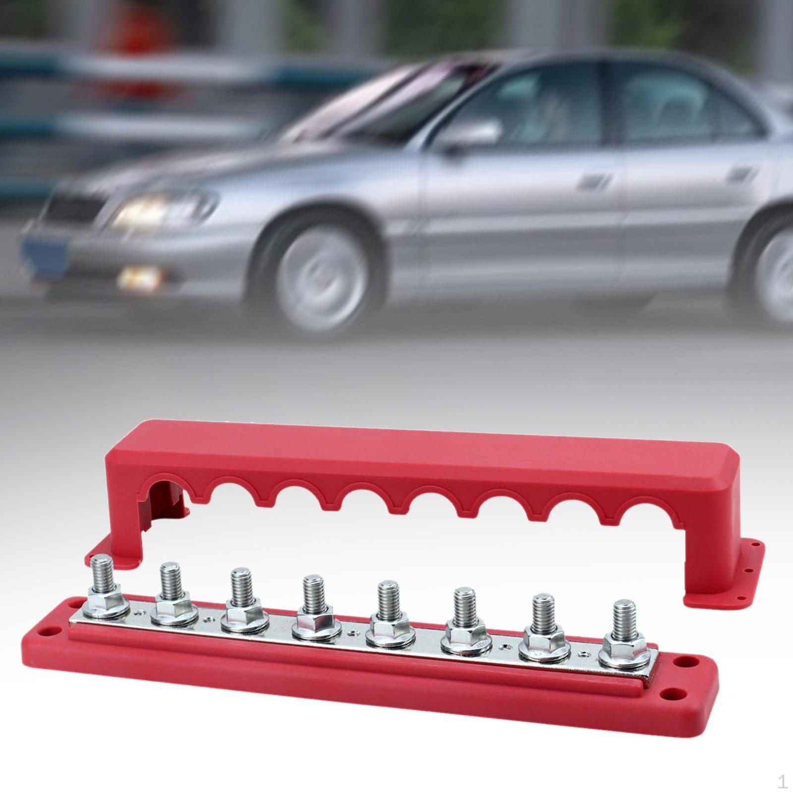 

M10 Bus Bar Terminal Block for 12-48V Battery Applications in RV And Car червоний