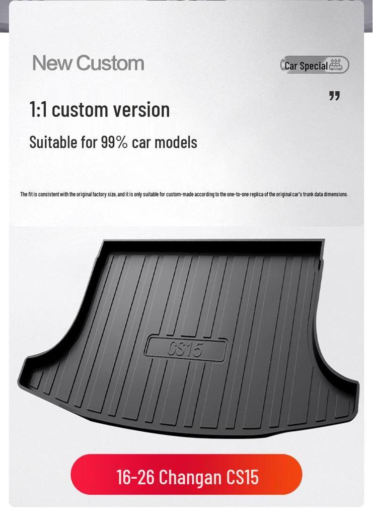 Changan CS15 TPE Trunk Mat Car Interior Decoration Accessories