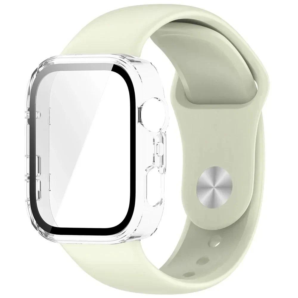 For Huawei Watch Fit 3 Fit 4 Fit 4 Pro PC Case With Silicone Strap Sports Wristband Integrated Protective Cover Replacement Set