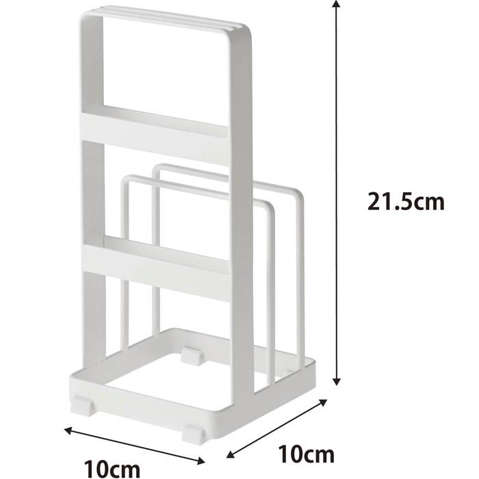 [Yamazaki] Knife & Cutting Board Stand Plate White 2436
