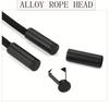 2M Strong Elastic Band Sweatpants Waist Drawstring Strap With Threading Device ,Cord Lock Stopper Diy Sewing Band Accessories