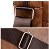 Men Shoulder Bag Waterproof Large Capacity Messenger Bag Adjustable Strap Outdoor Travel PU Leather Casual Simple All-Match Bags