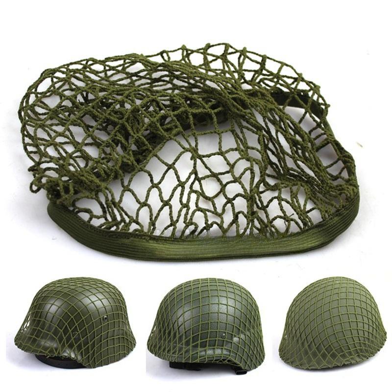 Grenzüberschreitendes taktisches Helm-Tarnnetz für M1 M35 M88 in Grün/Schwarz
