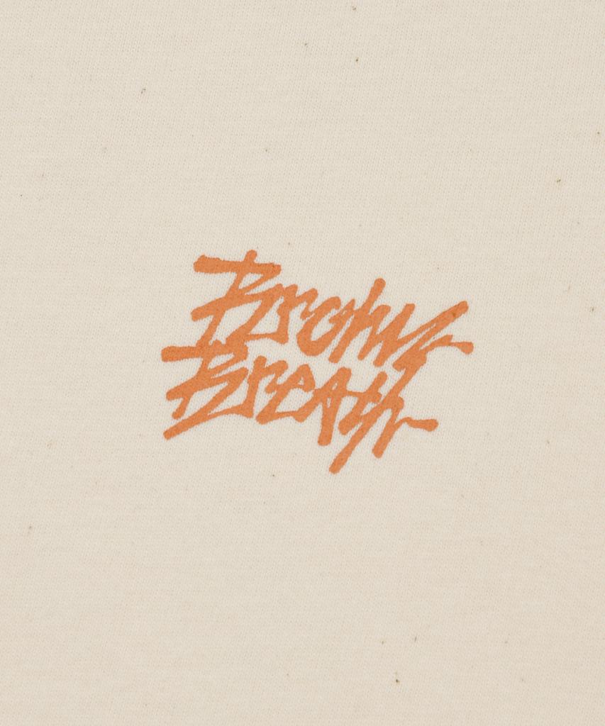 BROWNBREATH Tropical Crush Tag Tee - Oatmeal